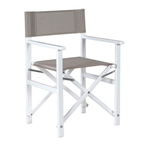 Chaise pliante en aluminium