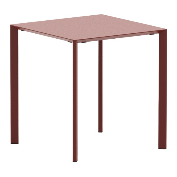 Table carrée en métal 80×80 cm