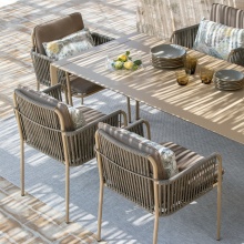 Fauteuil tressé rembourré B-Key West XL