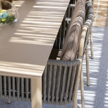 Fauteuil tressé rembourré B-Key West XL