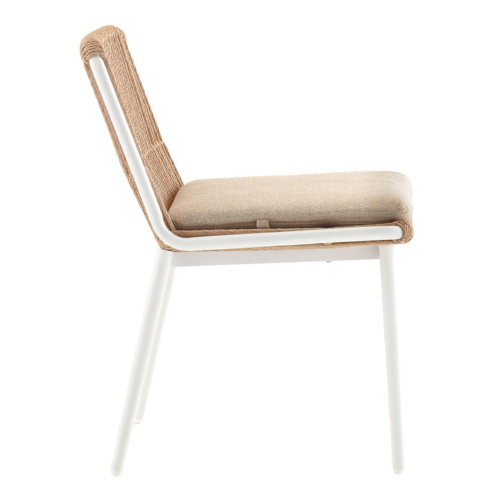 Aluminium chair with polyester rope Como Aluminium chair with polyester rope Como
