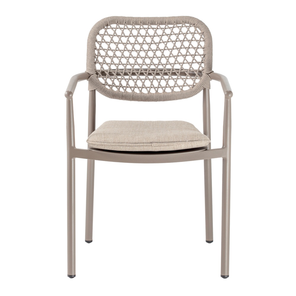 Chaise en aluminium avec corde B-Berlin