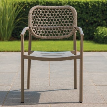 Chaise en aluminium avec corde B-Berlin