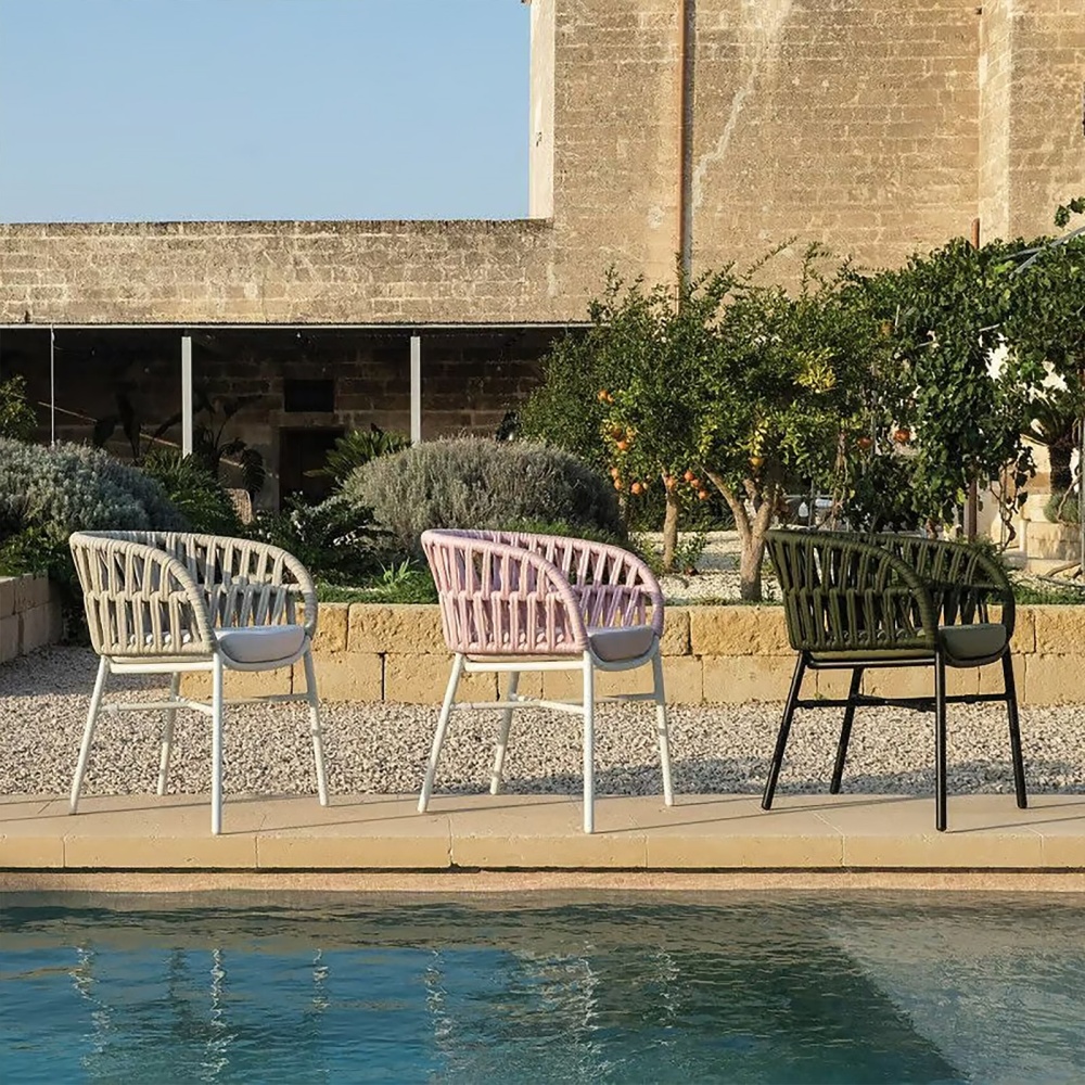Chaise en aluminium avec corde B-Drop