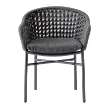 Fauteuil en aluminium avec corde B-Lecce