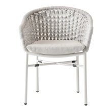 Fauteuil en aluminium avec corde B-Lecce
