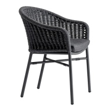 Fauteuil en aluminium avec corde B-Lecce