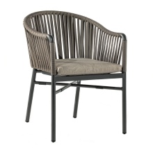 Fauteuil en aluminium tressé B-Monaco