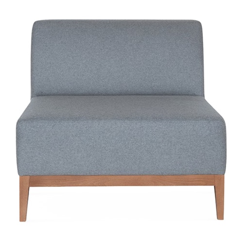 Modular sofa element with wooden frame Modular sofa element with wooden frame