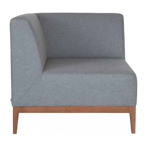Modular sofa element with wooden frame Modular sofa element with wooden frame
