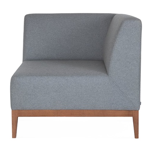 Modular sofa element with wooden frame Modular sofa element with wooden frame