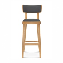 Upholstered wooden bar stool H-3024 Upholstered wooden bar stool H-3024