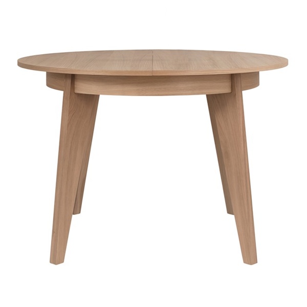 Oak extending table Ø115 / 115x155