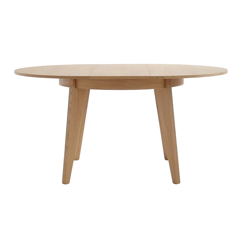 Oak round extending table Senales 1703