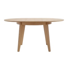 Oak round extending table Senales 1703