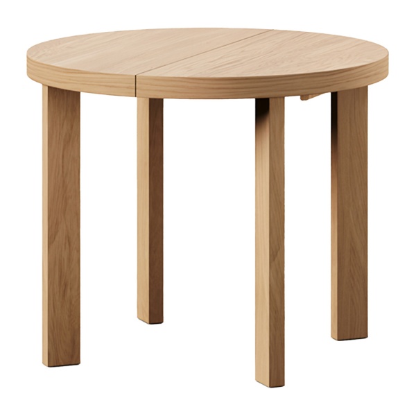 Mesa extensible de roble Ø90 / 90×290 Largo 2531 de Mayer Collection