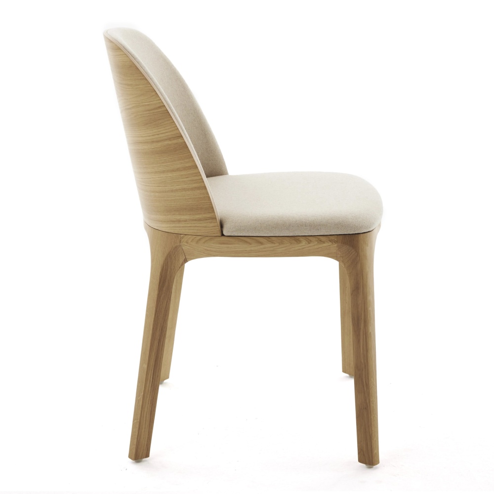 Scandinavian upholstered wooden chair A-3054 Scandinavian upholstered wooden chair A-3054