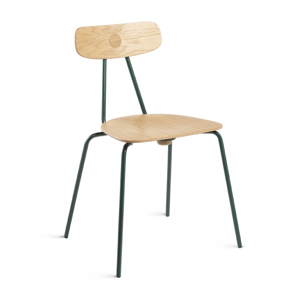 Стул деревянный на металлическом каркасе A-2121 Skool от Mayer Collection