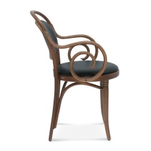 Fauteuil en bois courbé B-10