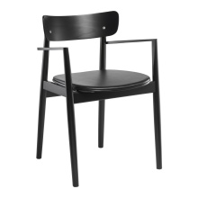 Scandinavian wooden chair with armrests B-3029 Nopp