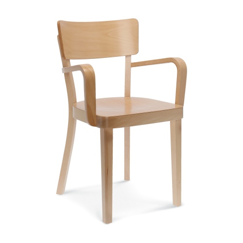 Wooden chair with armrests Wooden chair with armrests