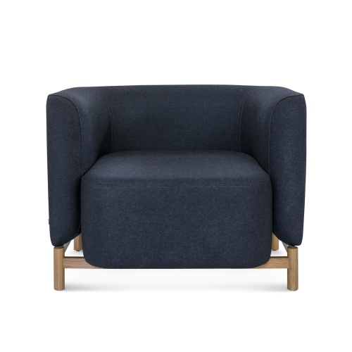 Fauteuil lounge tapissé
