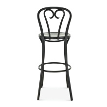 Vienna wooden bar stool with a solid or upholstered seat H-16