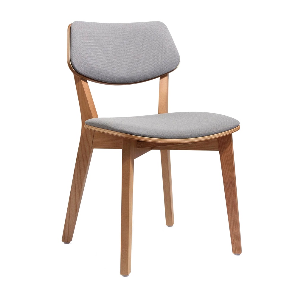 Chaise en bois rembourrée A-Myranda