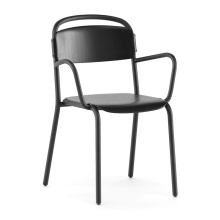 Fauteuil métal et bois B-Skol Wood