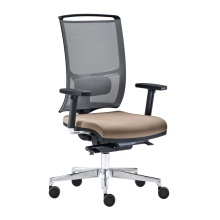 Black mesh back operative chair with seat slide and lumbar support B-417 Zed