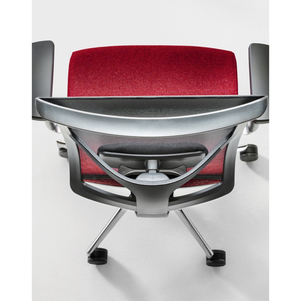 Black mesh back operative chair with seat slide and lumbar support B-417 Zed