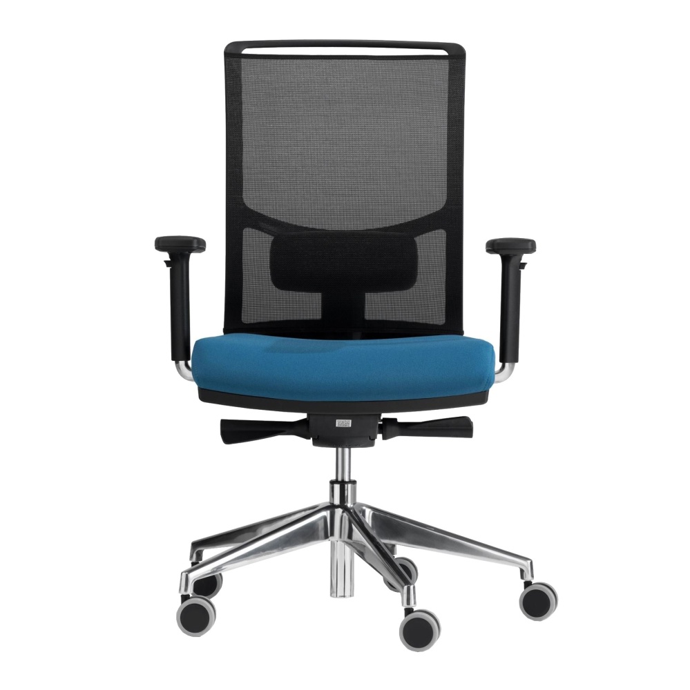 Black mesh back operative chair with seat slide and lumbar support B-417 Zed