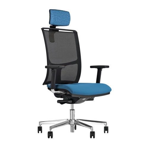 Mesh task chair with headrest