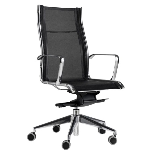 Fauteuil de direction à dossier haut en maille