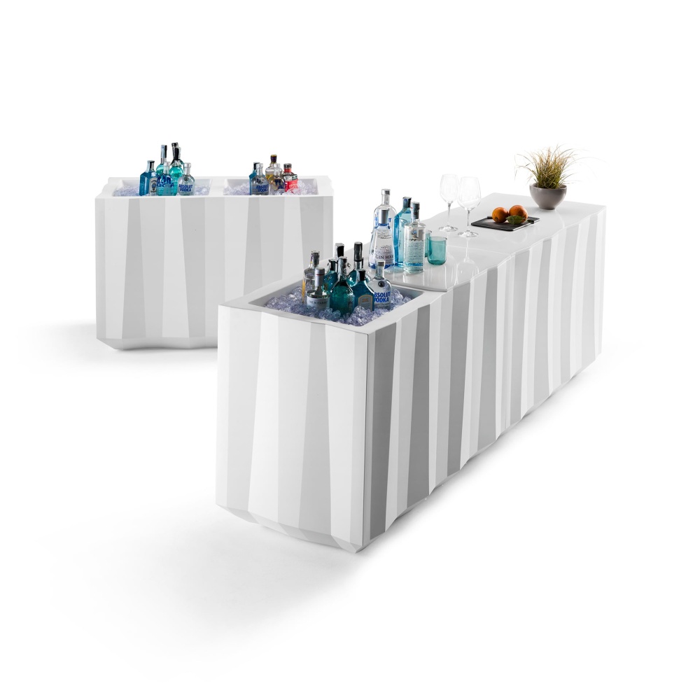 Frozen Bar Counter with Ice Bin