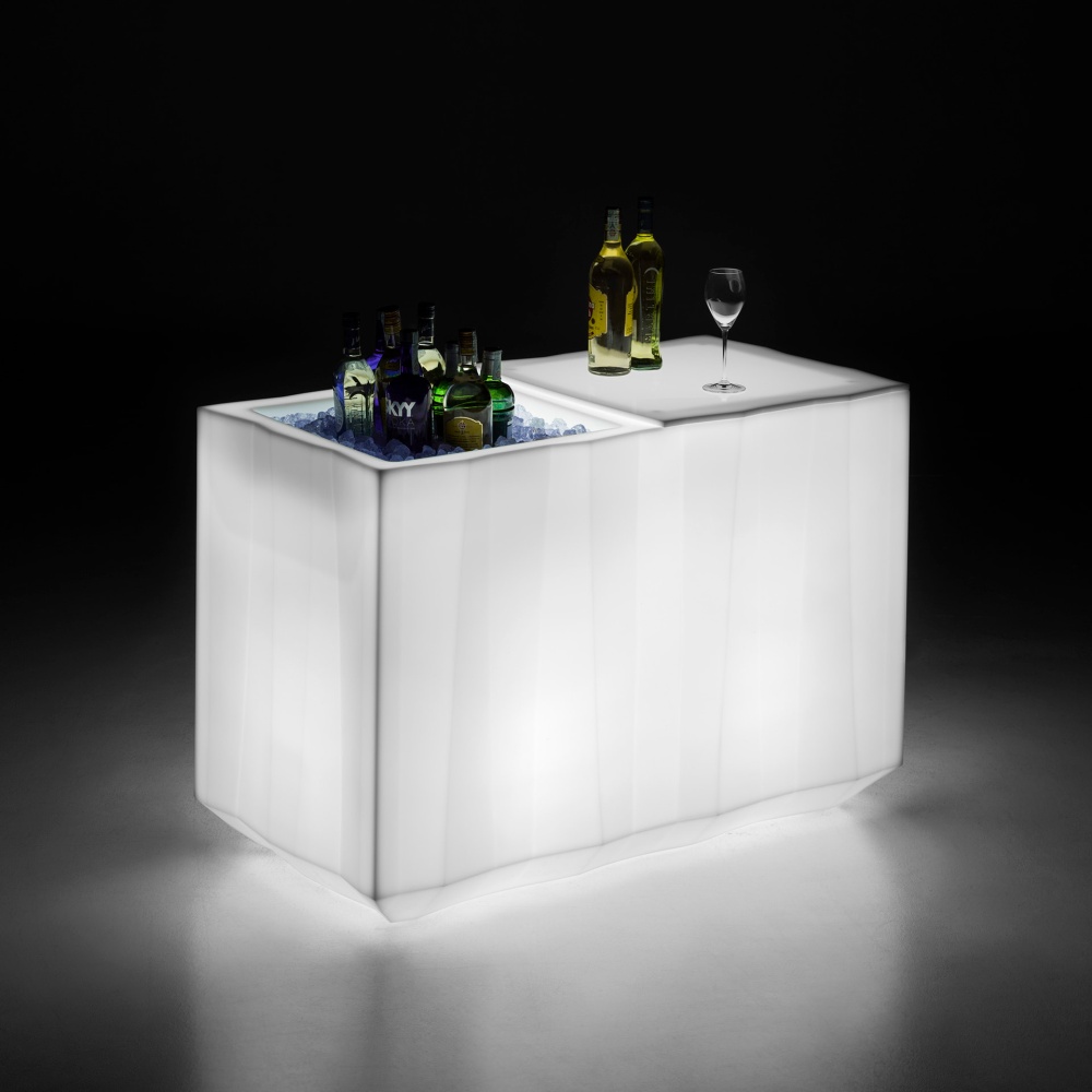 Frozen Bar Counter with Ice Bin