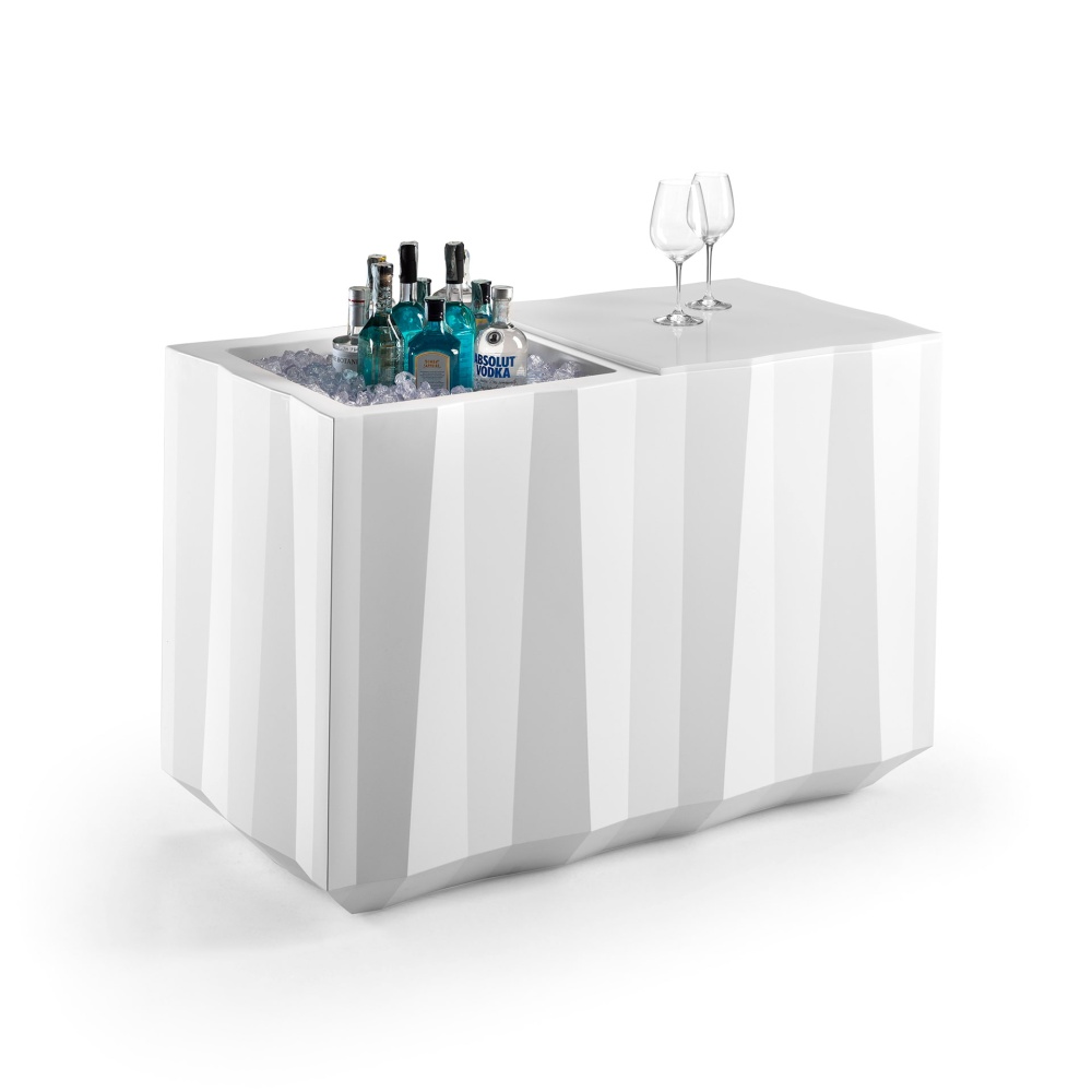 Frozen Bar Counter with Ice Bin