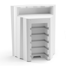 Modular bar counter corner Frozen Corner
