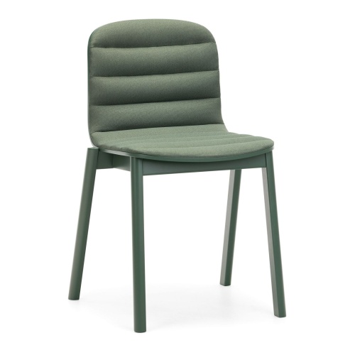 Chaise rembourrée en bois
