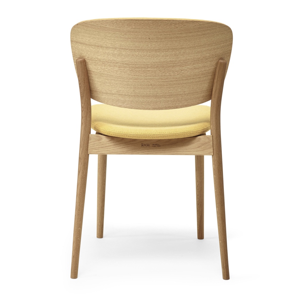 Chaise en bois rembourrée A-Valencia UPH