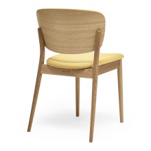 Chaise en bois rembourrée A-Valencia UPH