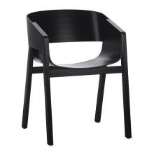 Cafe beech chair with solid or upholstered seat B-400 Merano