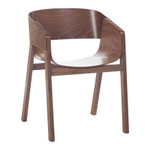 Cafe beech chair with solid or upholstered seat B-400 Merano