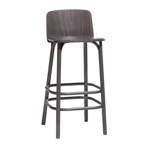 Solid wood bar stool