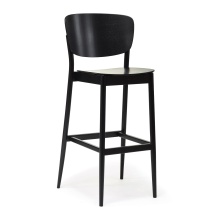 Wooden high stool with solid or upholstered seat H-383 Valencia VS Wooden high stool with solid or upholstered seat H-383 Valencia VS