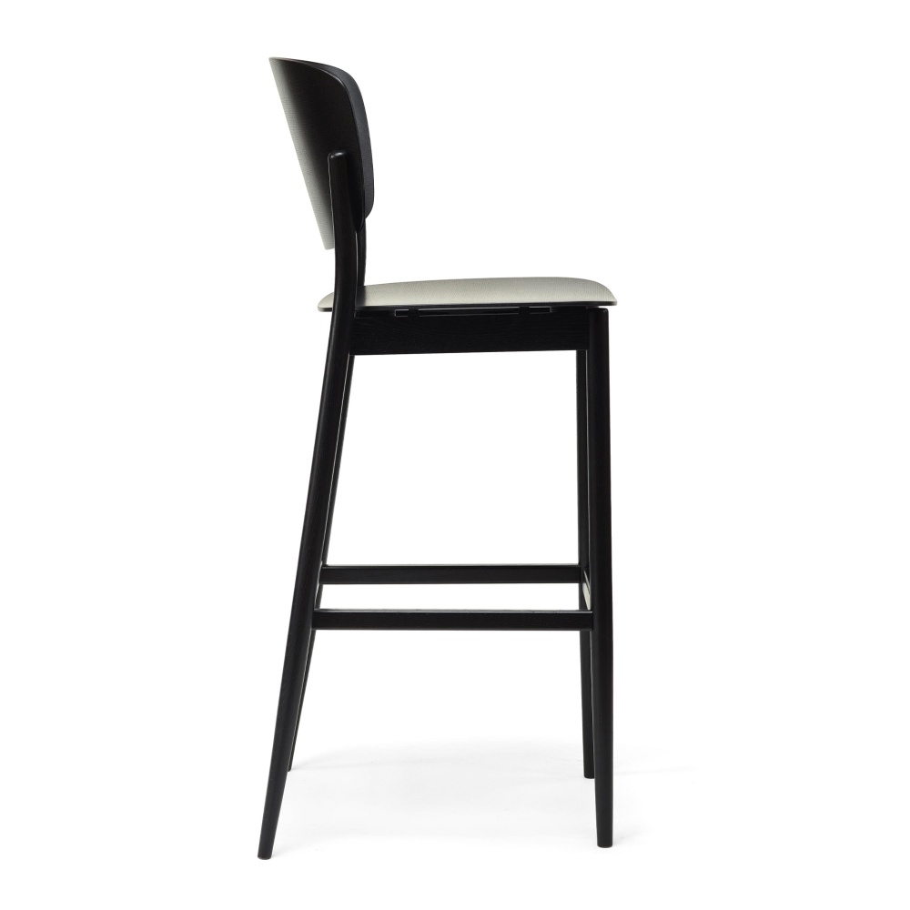 Wooden high stool with solid or upholstered seat H-383 Valencia VS Wooden high stool with solid or upholstered seat H-383 Valencia VS