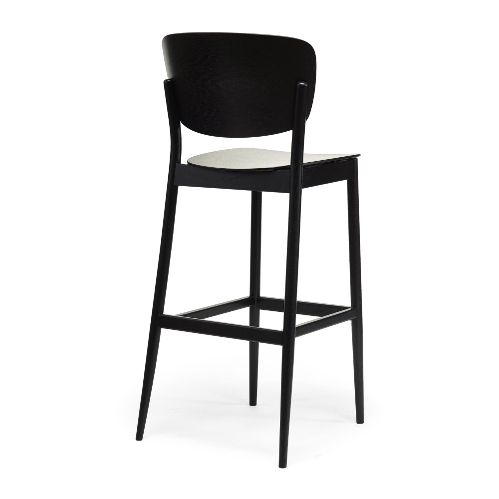 Wooden high stool with solid or upholstered seat H-383 Valencia VS Wooden high stool with solid or upholstered seat H-383 Valencia VS