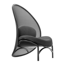 Fauteuil lounge en bois tapissé M-Chips Fauteuil lounge en bois tapissé M-Chips