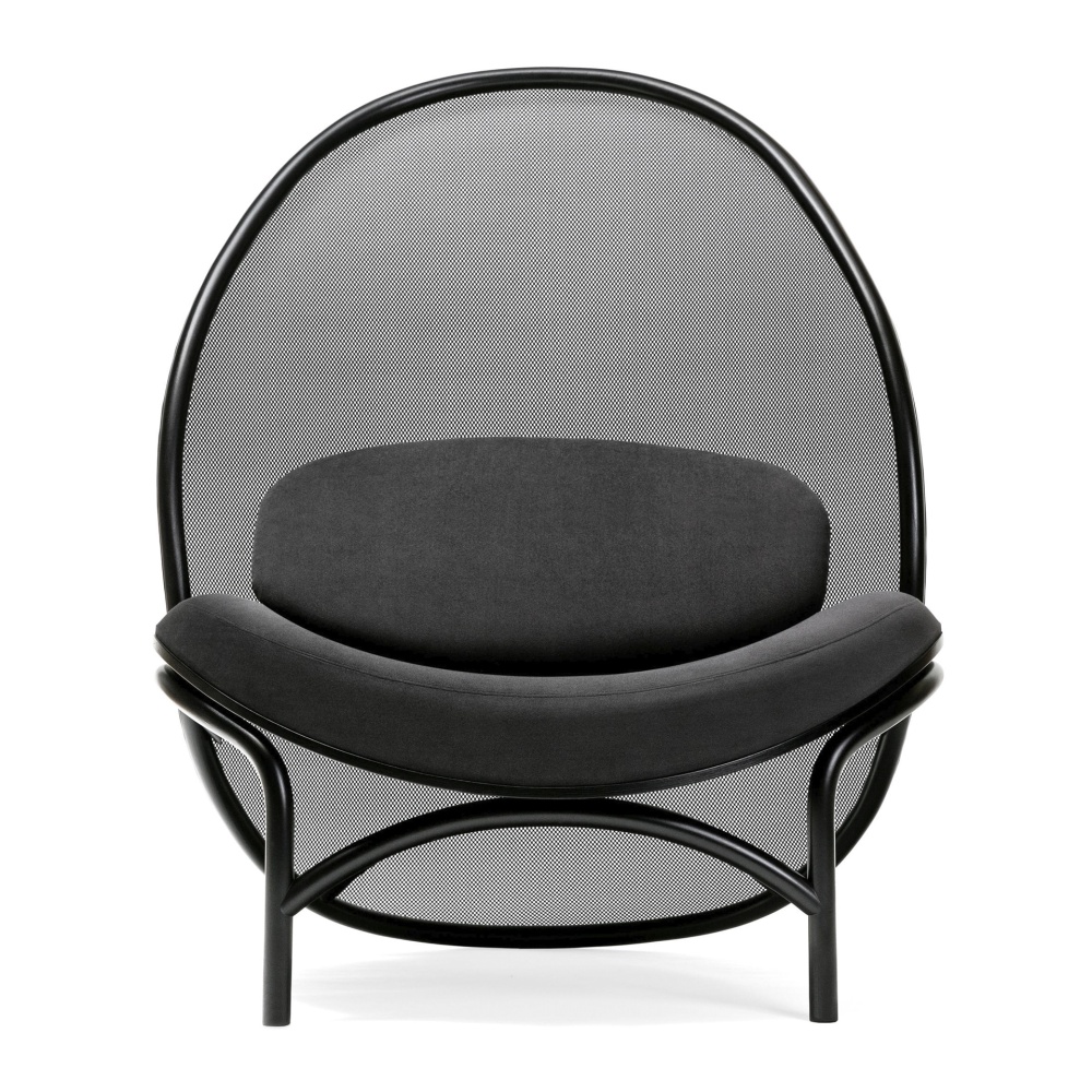 Fauteuil lounge en bois tapissé M-Chips Fauteuil lounge en bois tapissé M-Chips