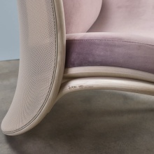 Fauteuil lounge en bois tapissé M-Chips Fauteuil lounge en bois tapissé M-Chips